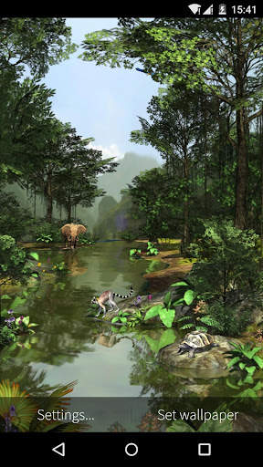 3D Rainforest Live Wallpaper screenshot 7