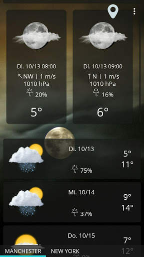 Wetter Deutschland Uhr Widget screenshot 4