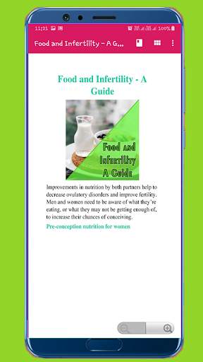 Food and Infertility screenshot 2
