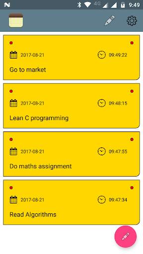 Notes Lite screenshot 1