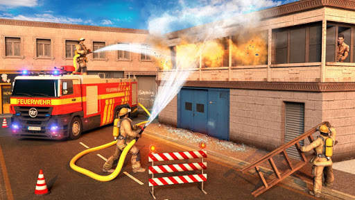 Firefighter Truck Rescue Games screenshot 2