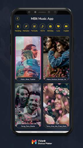 MBit Music & Video App Particle.ly & Lyrical Video screenshot 5