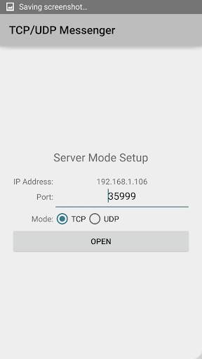 TCP/UDP Messenger screenshot 2