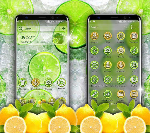 Lemon Launcher Theme screenshot 1