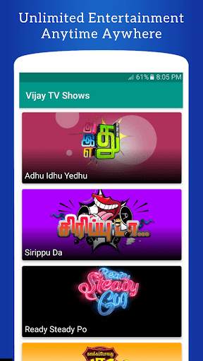 Star Vijay Live TV Show Guide screenshot 3