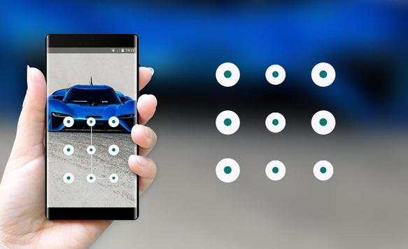 Blue Enchantress racing car theme screenshot 3