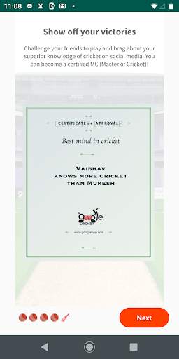 Googlie Cricket screenshot 5