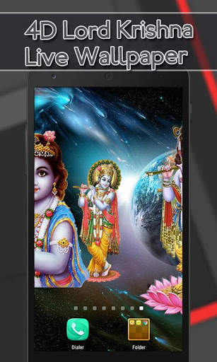 4D Lord Krishna Live Wallpaper screenshot 6