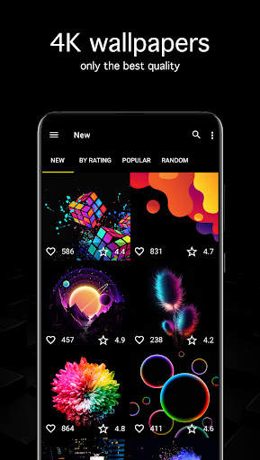 Black Wallpapers 4K (Dark) screenshot 2