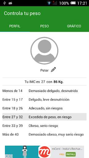 Controla tu Peso Lite screenshot 3