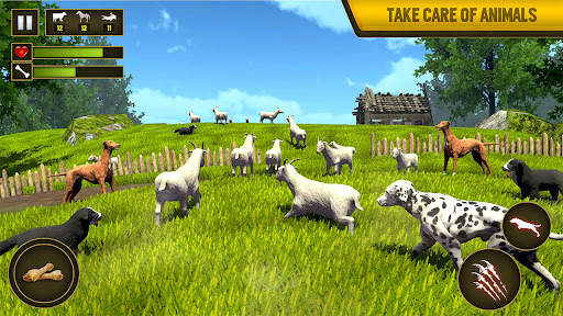 Wild Dog Pet Simulator Games screenshot 4