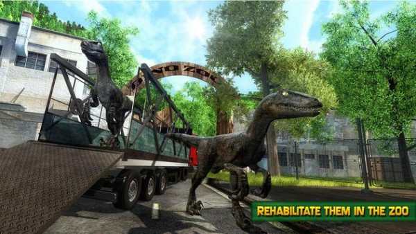 Angry Dino Transporter Truck screenshot 1