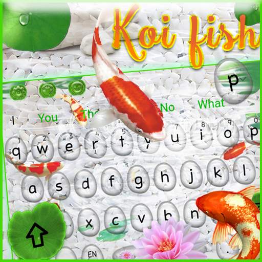 Live Cute Koi Fish Keyboard Theme 10001001