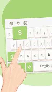 Simple Green Keyboard Theme screenshot 2