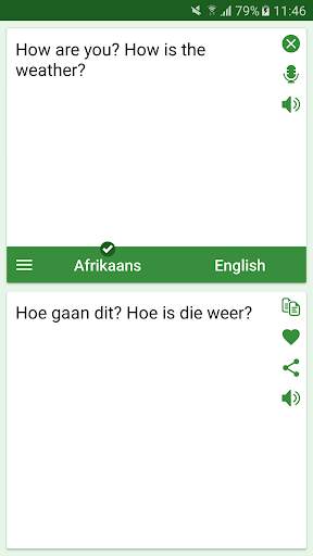 Afrikaans - English Translator screenshot 1