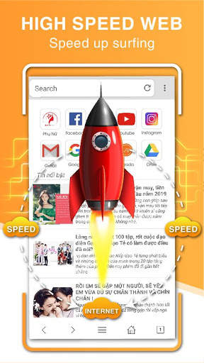 Fu Web Browser: Fast & secure screenshot 2