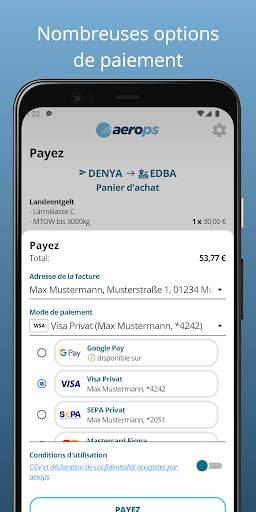 aerops payment app screenshot 4
