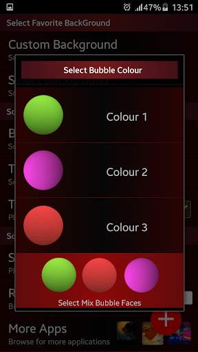Colorful Bubble Live Wallpaper screenshot 5