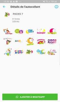 Good Morning & Good Night Stickers "For WhatsApp" screenshot 6