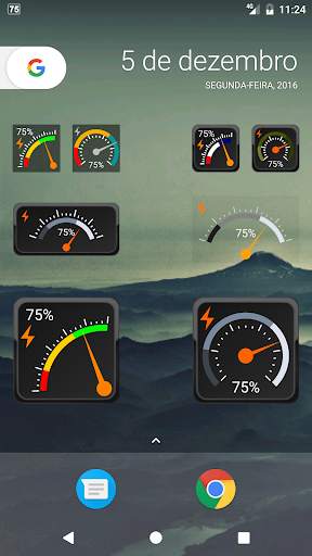 Gauge Battery Widget screenshot 1