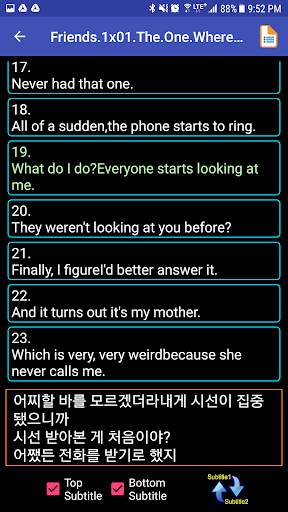 Subtitles Viewer screenshot 2