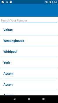 Voltas AC Remote Control screenshot 2