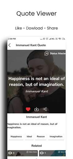 Status Master - Picture Quotes screenshot 6
