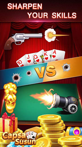 Capsa Susun poker game screenshot 2