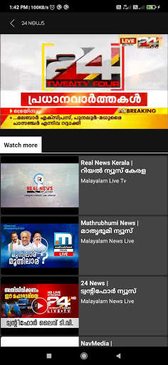 Kerala Live - Malayalam Tv Channels Live screenshot 3