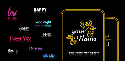 Name Shadow Art Wallpaper : Name Art Photo Editor screenshot 1