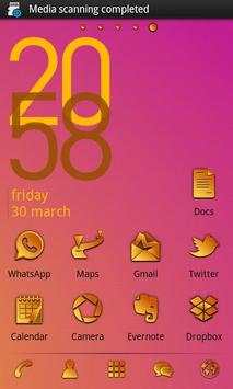 Sunrise GO Launcher Ex Theme 1 تصوير الشاشة