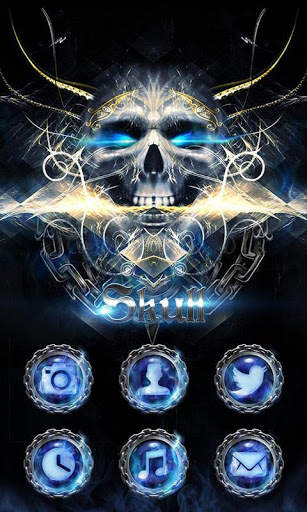 Skull GO Launcher Theme screenshot 1
