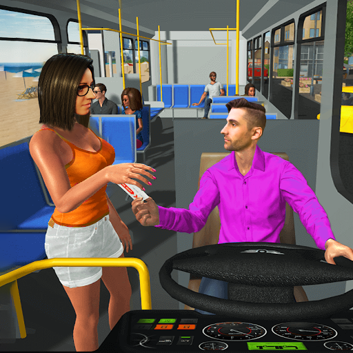 Coach Bus Simulator: Hill Climb Bus Driving Game icon