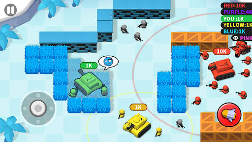Tank Squad Battle-Warfare King screenshot 1