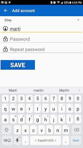 Password Saver Free screenshot 4