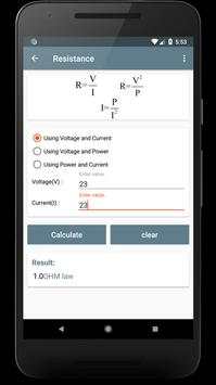electrical calculation formula скриншот 5