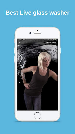 Washer Girl Live Wallpaper screenshot 1