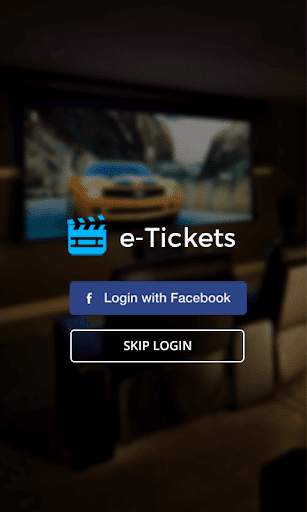 E-Ticket Booking - Mobile Application screenshot 1