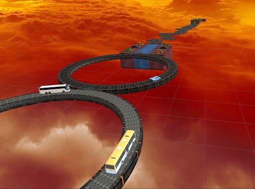Extreme Racing Car Stunts Tracks - 3D Simulator screenshot 2