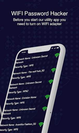 WIFI Hacker WPS WPA TESTER Password Hacker Prank screenshot 2