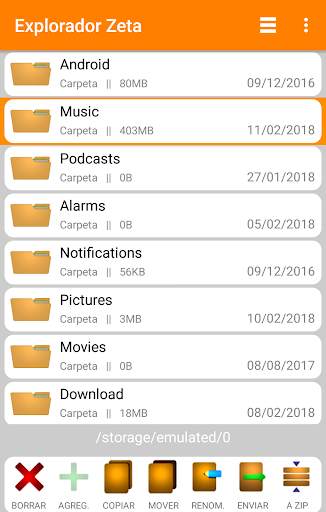 Zeta file explorer скриншот 4