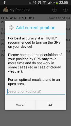 My Positions screenshot 2