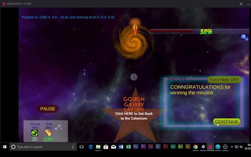 🌌 Golden Galaxy 💫 Interstellar Sandbox Puzzle 🎡 screenshot 2
