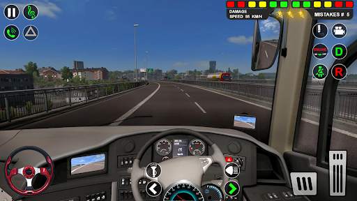 Euro City Coach Bus Driving 3D screenshot 2
