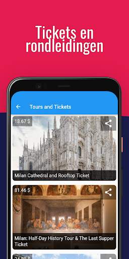 MILAAN Reisgids & Tickets screenshot 7