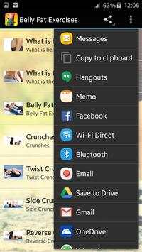 Belly Fat Exercises screenshot 2