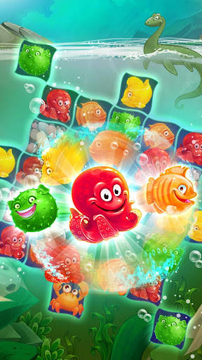 Mermaid - puzzle match-3 harta screenshot 11