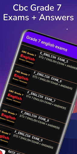 Cbc English Grade 7 Exams Answ screenshot 1