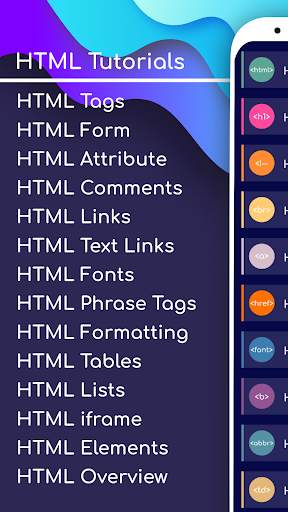 Learn HTML & Web Design : Tutorials for Beginner скриншот 5