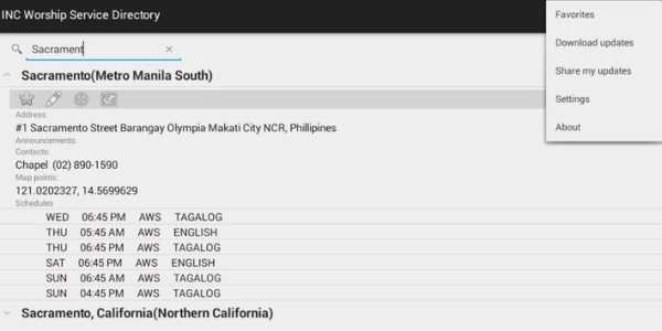 INC Worship Service Directory screenshot 3